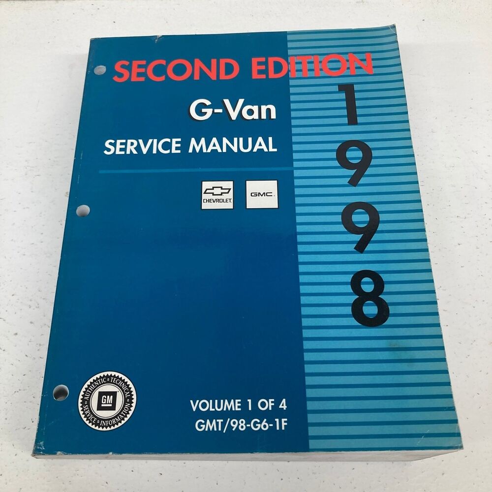 G-Van Service Manual Chevrolet GMC Volume 1 1998